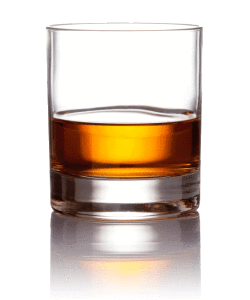 Whiskey Glass, half full