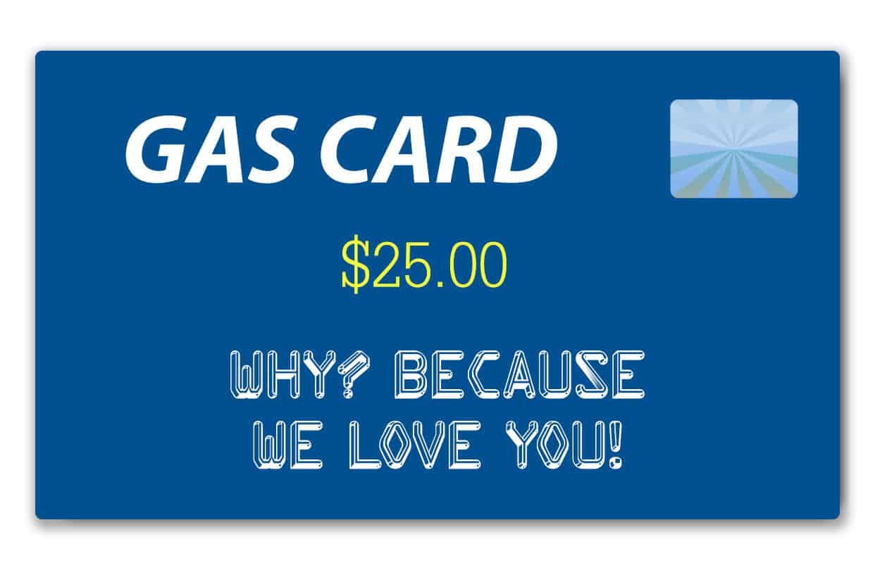 Whenever the police found a sober driver and tipsy passengers, the driver got a $25 gas card