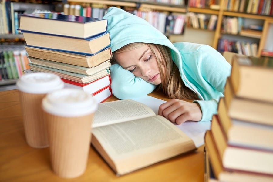 70 percent of teens reported that they don’t get enough sleep on an average school night