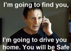 drunk driving memes neeson