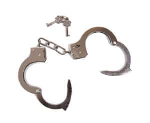 handcuffs- pleading down drunk driving